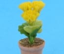 Sm8150 - Vaso con fiori giallo