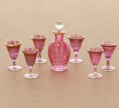 Tc0806 - Set de liqueur et verres 