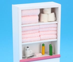 Mb0006 - Estantaría con toallas rosas