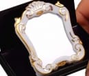  Miroir baroque blanc