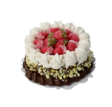 Sm0026 - Schokoladenkuchen mit Erdbeeren