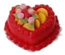 Sm0102 - Gâteau coeur aux fruits