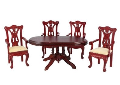 Cj0086 - Tisch und vier Stühle 