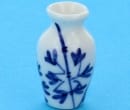 Cw6229 - Vase à fleurs bleues