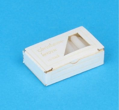Tc0758 - Schachtel mit weißen Kerzen