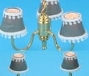 Lp0179 - Tres lámparas clásicas verdes