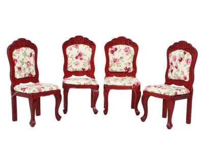 Mb0555 - Cuatro sillas caoba
