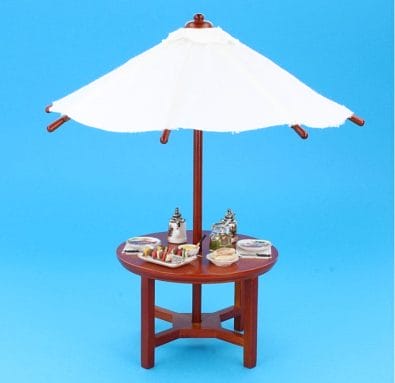 Re18141 - Table with parasol