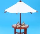  Table avec parasol