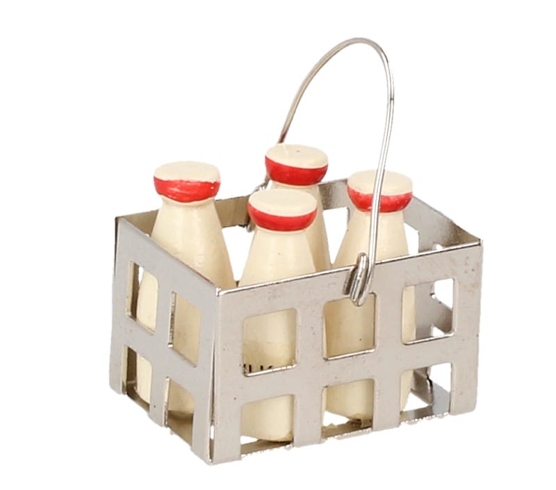 Milch Miniatur Flasche  Puppenhaus Kühlschrank Zubehör