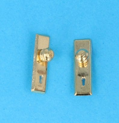 Tc0656 - Dos cerraduras doradas