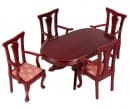 Cj0078 - Tisch und vier Stühle 
