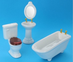 Df100 - White 4 Piece Toilets