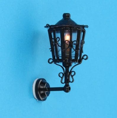 Lp0185 - Lámpara negra de pared