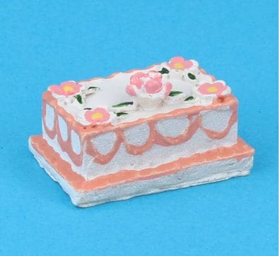 Sb0043 - Tarta de nata con flores