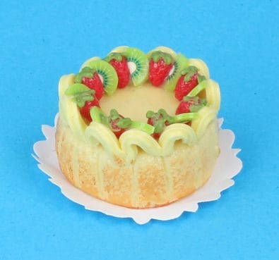 Sm0050 - Lemon cake with strawberries and kiwi