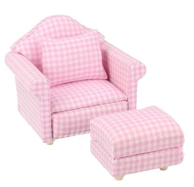 Cj0098 - Sofa with pouffe