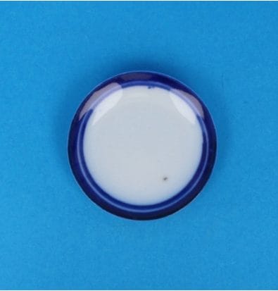 Cw1512 - Plate with blue edges