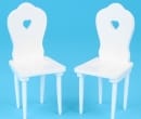 Mb0713 - Zwei weiße Stühle