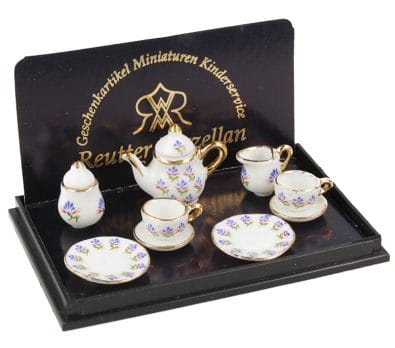 Re15646 - Coffee set with flowers