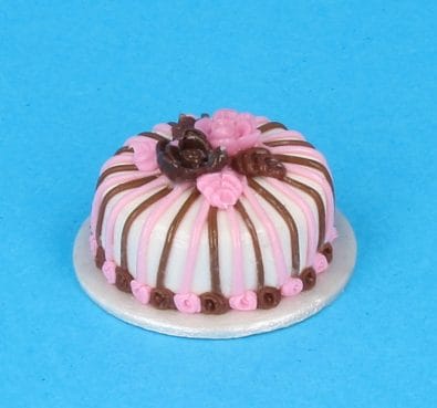 Sm0517 - Cream Cake with Flowers