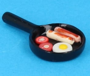 Sm4308 - Sartén con huevo y salchichas