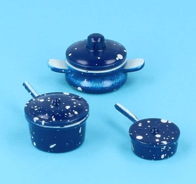 Tc0763 - Blue pots