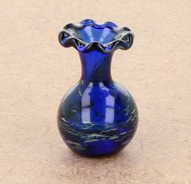 Tc0329 - Vase à décor bleu