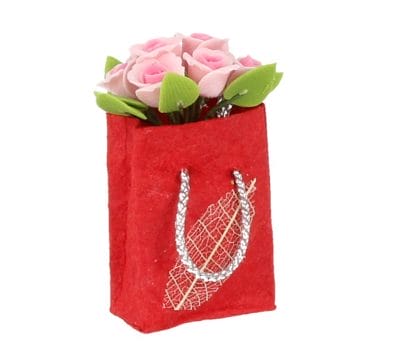 Tc1169 - Tasche mit Blumen