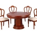 Cj0073 - Tisch und vier Stühle 