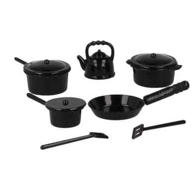 Tc0692 - Black cookware set