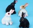 Tc0721 - Set of four rabbits