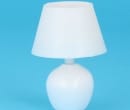  Lámpara de mesa blanca