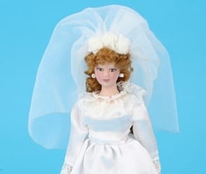Hb0097 - Mujer con vestido de novia