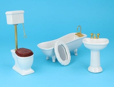 Sa1751 - White 4 Piece Toilets