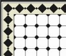 Tw2064 - Black and white tile paper