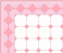 Tw2065 - White and pink tiles paper