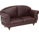  Braunes Sofa