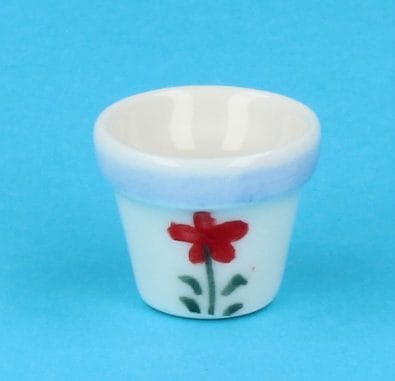 Cw3021 - Porcelain flowerpot