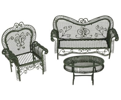 Cj0027 - Ensemble de jardin en métal