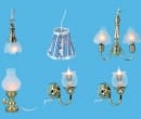  Set di 6 lampade