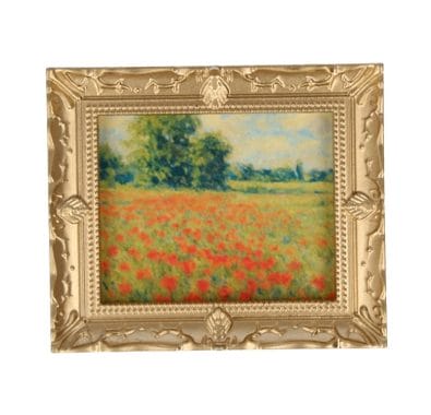 Tc0029 - Bild mit Mohnblumenfeld
