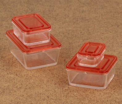 Tc2131 - Jeu de 4 boîtes à lunch
