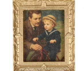 Tc0304 - Tableau d’un enfant avec un tricycle
