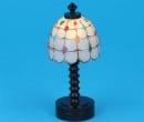 Sl4022 - White Tiffany LED table lamp