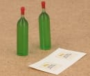 Tc0311 - Dos botellas verdes de vino
