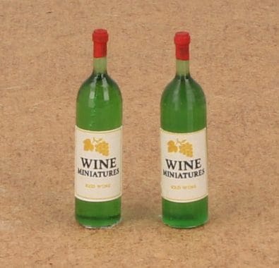 Tc0311 - Dos botellas verdes de vino
