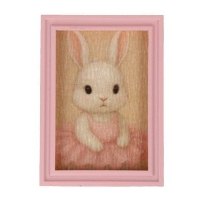 Tc0529 - Tableau enfantin rose