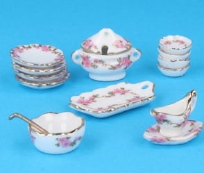 Vp0036 - Tureen Roses Decoration