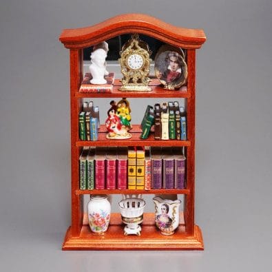 Re17153 - Möbel Bibliothek dekoriert